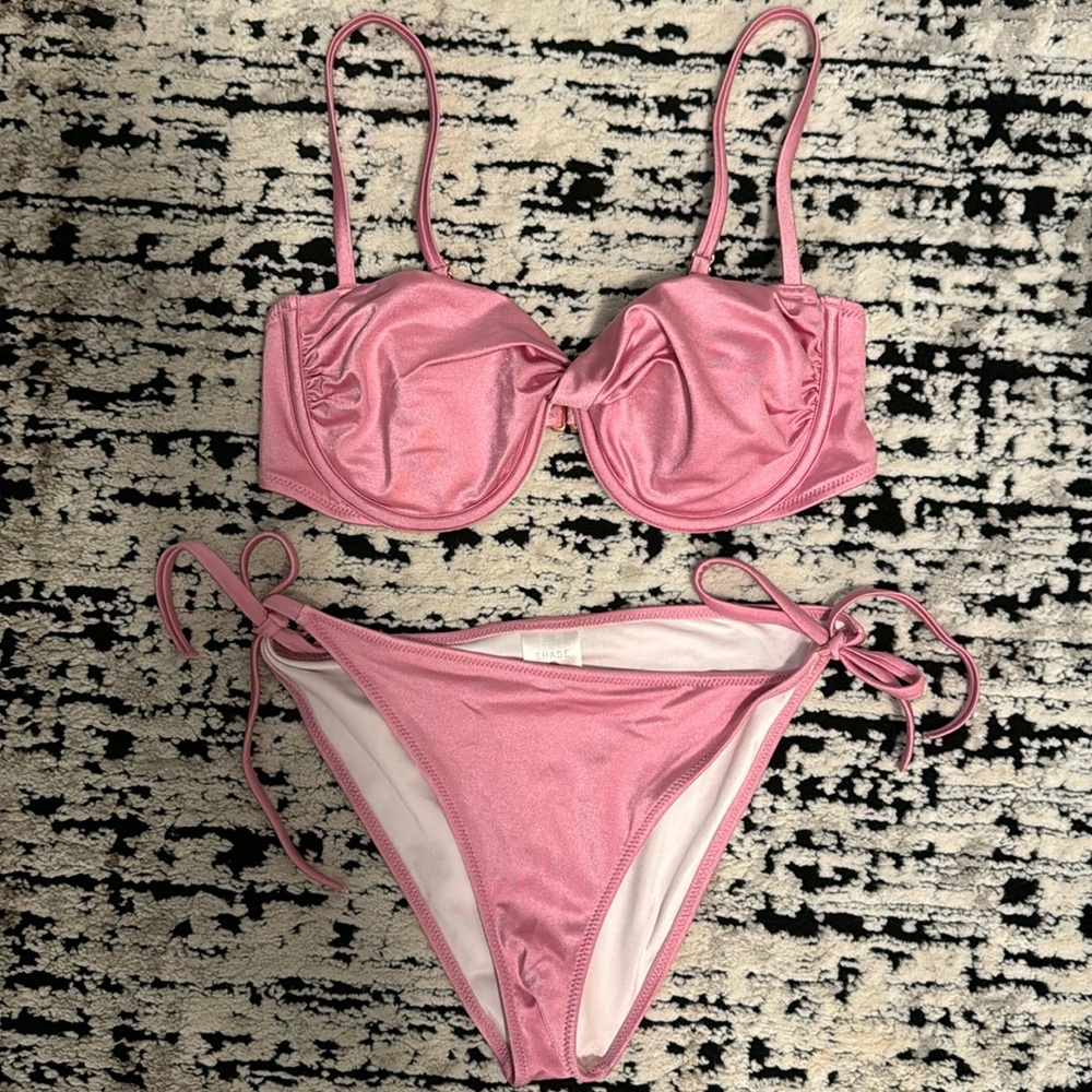 Pink Bikini Balconette Style
